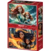 Puzzle 2x500 Água e Fogo - Coleção Mãe e Filha