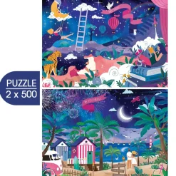Puzzle 2x500 Meus Sonhos