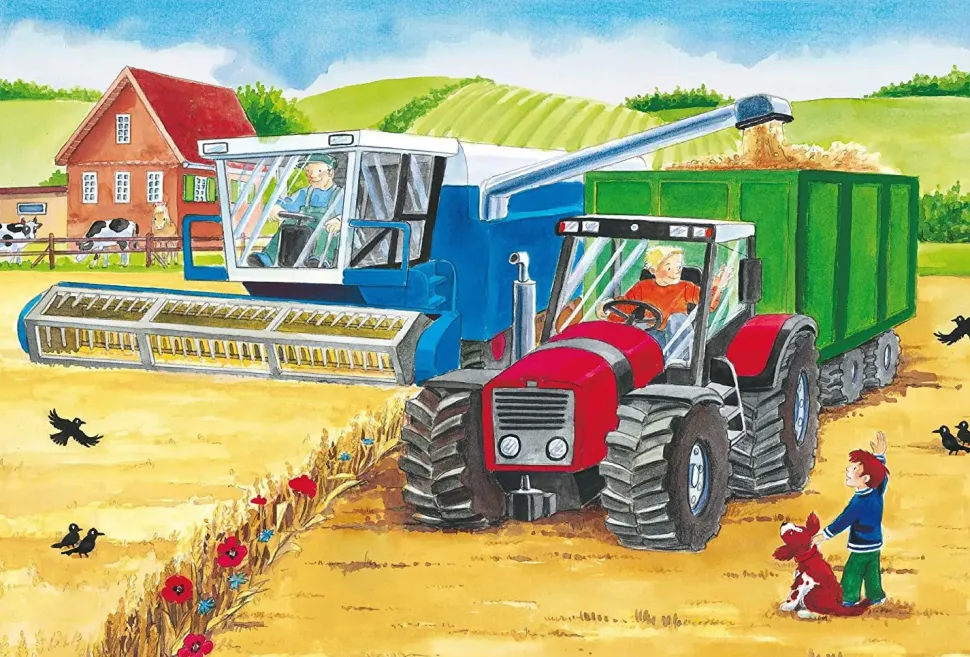 Puzzle 3x24 na fazenda