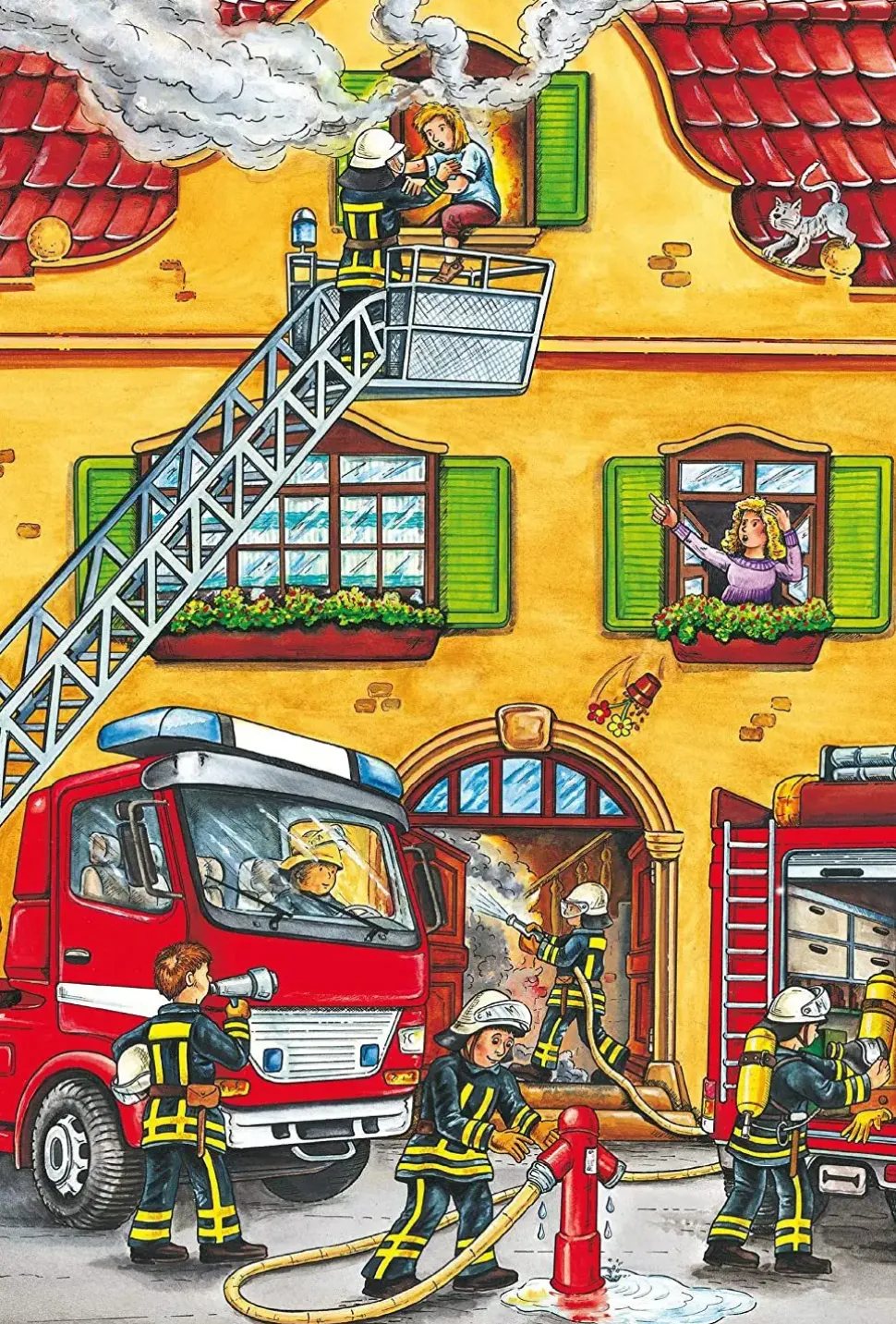 Puzzle 3x24 Polícia, po啪iarnici, záchranári