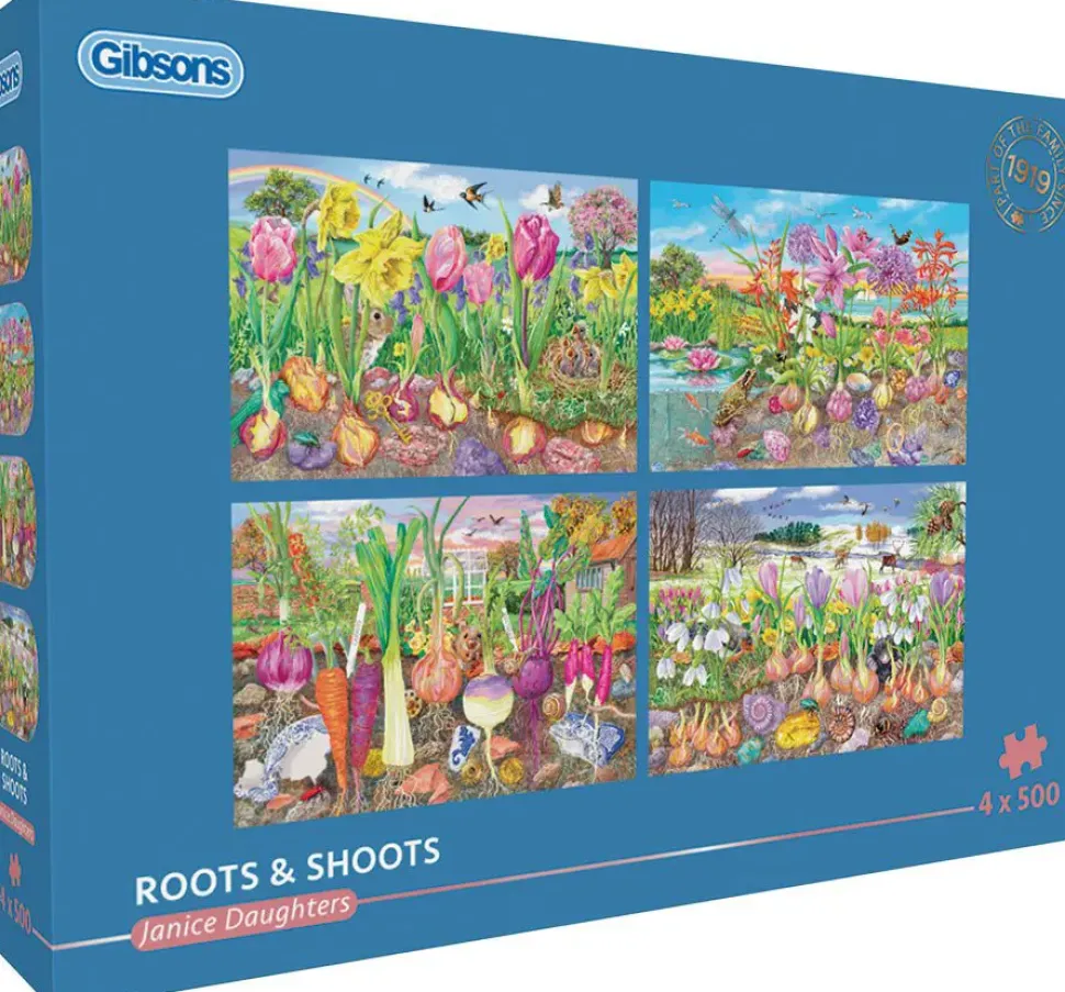 Puzzle 4x500 Raízes e rebentos