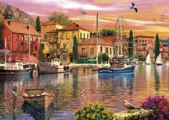 Puzzle 2x500 velas ao pôr do sol