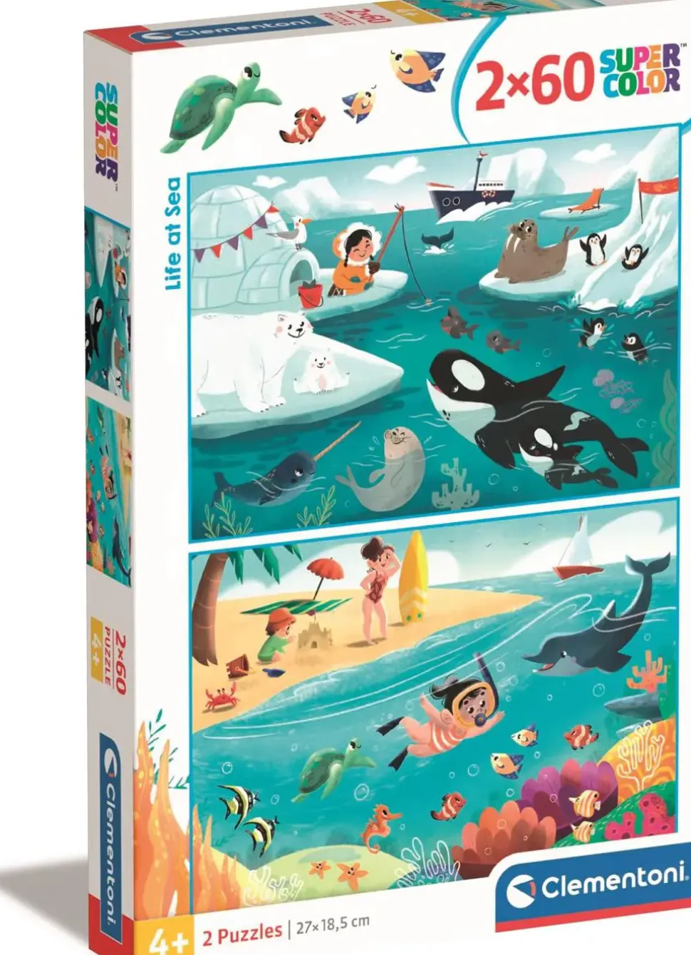Puzzle 2x60 Vida no mar